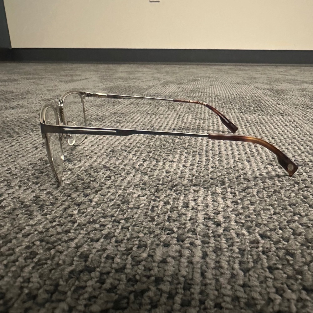 Lacoste L2295 033 Rectangular Eyeglasses Frames Ruthenium Tortoise 53-18-145 - Picture 3 of 8